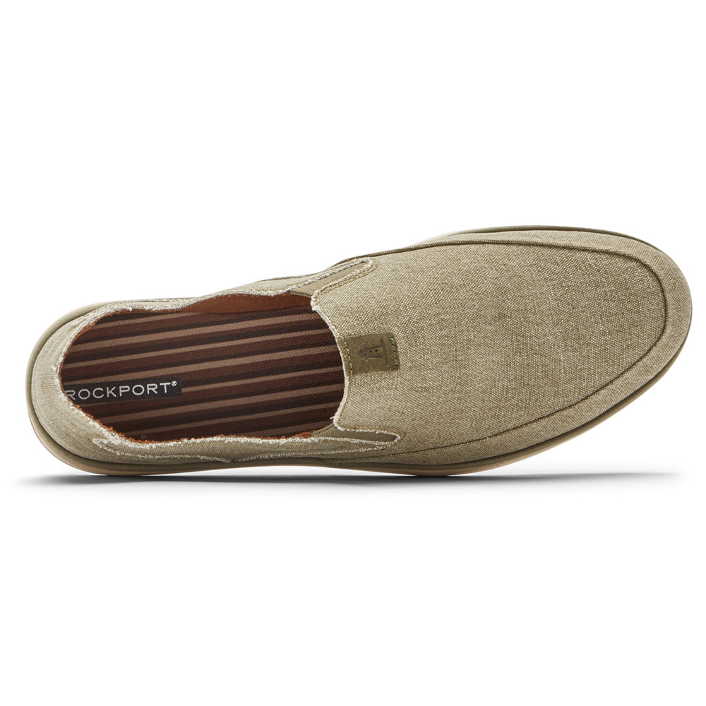 Rockport Slip-Ons Herre Olivengrønne - Austyn - HZQL69873